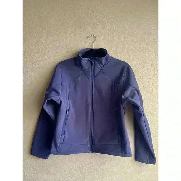 Tri-Mountain Performance Women's Micro Fleec Ascent Jacket Navy Small EUC - Picture 1 of 8
